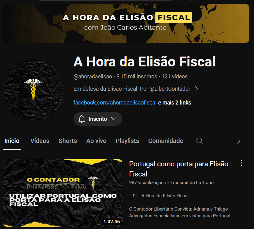 Em defesa da Elisão Fiscal! Por @LibertContador